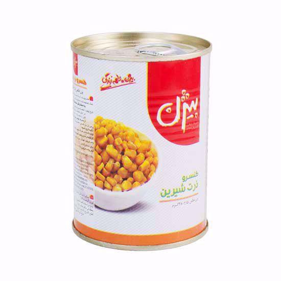 کنسرو ذرت شیرین بیژن حجم 380 گرم Bijan Sweet Corn- 380 gr